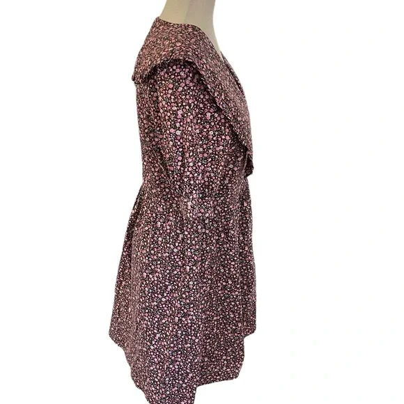 TUCKERNUCK Hyacinth House Ruffle Collar Ditsy Floral Sadie Mini Dress - Picture 7 of 16